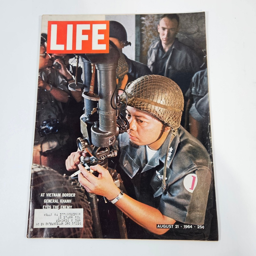 Vintage‎ LIFE Magazine August 21 1964 Vietnam Gulf of Tonkin Woody Allen LBJ